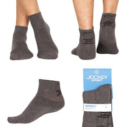 Jockey  Ankle Socks Charcoal Grey